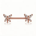 14G Nipple Rings G23 Titanium Internally Threaded Nipple Barbells 12mm-18mm Bridge Piercing Straight Nipple Bar