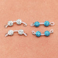 1 Pair Non-Piercing Nipple Rings Rhinestones Faux Nipple Barbells Adjustable Fake Nipple Chain Body Jewelry