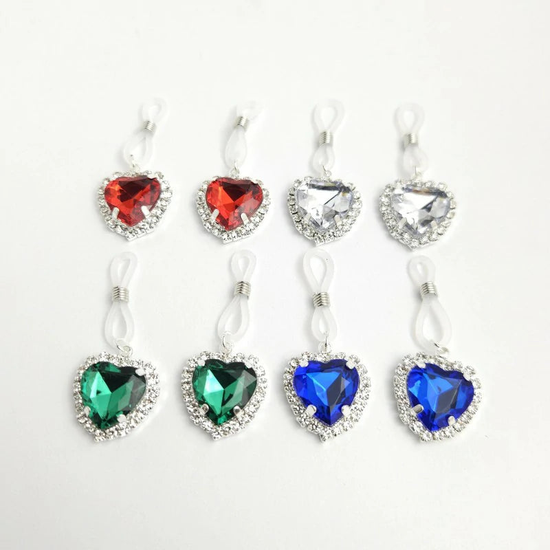 Heart Dangle Non Piercing Fake Nipple Rings for Women Adjustable Nipple