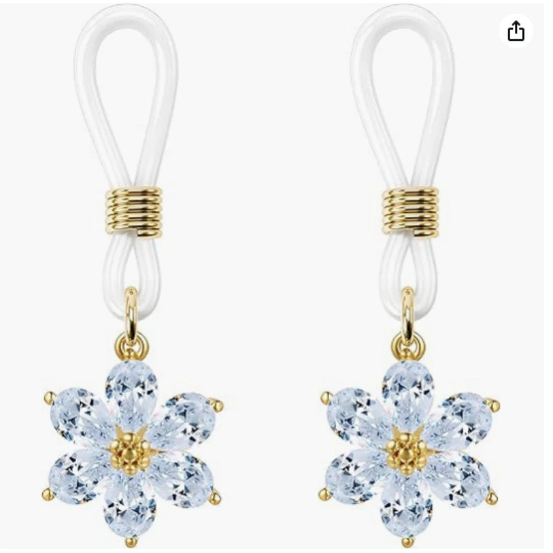 Fake Nipple Rings | Flower  CZ Stud Jewelry Non-Piercing Body Jewelry