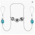 New OMG Letter Nipple Chain Ring | Women's Non-Piercing Body Ring Clip Fake Nipple Rings | Body Piercing Look Chest Jewelry