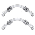 New UV Soft Bar Fake Nipple Rings | Stainless Steel Round Bead Non-Piercing Nipple Clip for Women