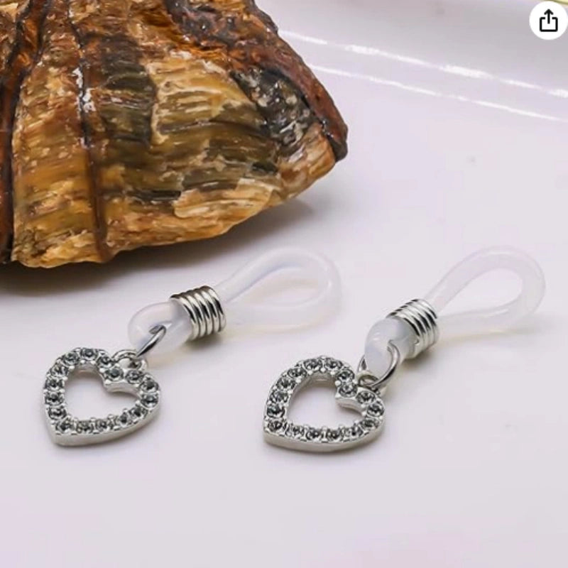 Sexy Heart Fake Nipple Rings – Silver Non-Piercing Jingle Bell Nipple Jewelry, Adjustable Nipple Rings